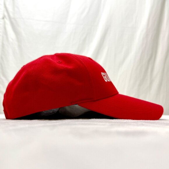 Lifeguard Cross Adjustable Cap Hat Red White Sporti - Picture 3 of 10